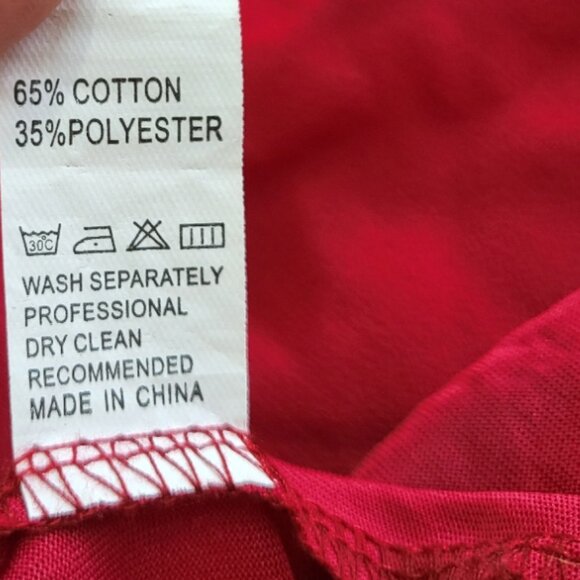 Renaissance Faire Gothic Vampire Red Dress Off-Shoulder Lace-up Dramatic Sleeves - Picture 15 of 15